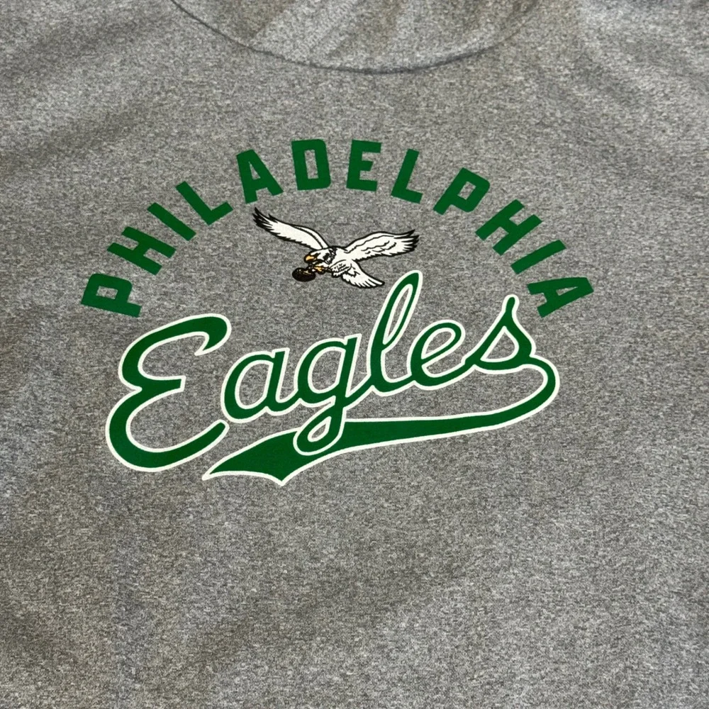 Nike Philadelphia Eagles Hoodie Fan Gear Womens Large NFL Football Pullover Gray